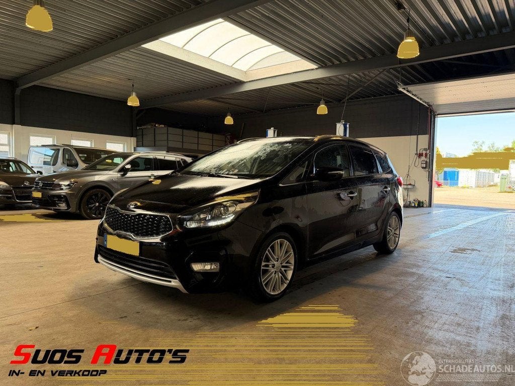 Kia Carens 1.6 GDi ExecutiveLine 7 persoons! (bj 2017), Kia, 1591 cc, Zwart, Handgeschakeld