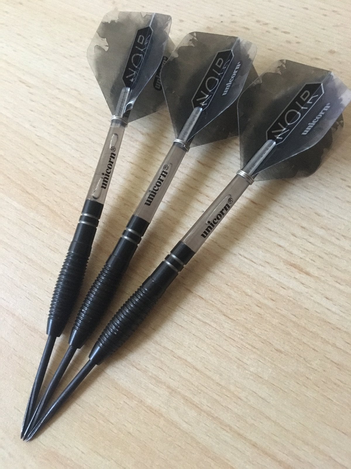 Unicorn Noir S1 darts 21 gram, Ophalen of Verzenden, Gebruikt, Pijlen