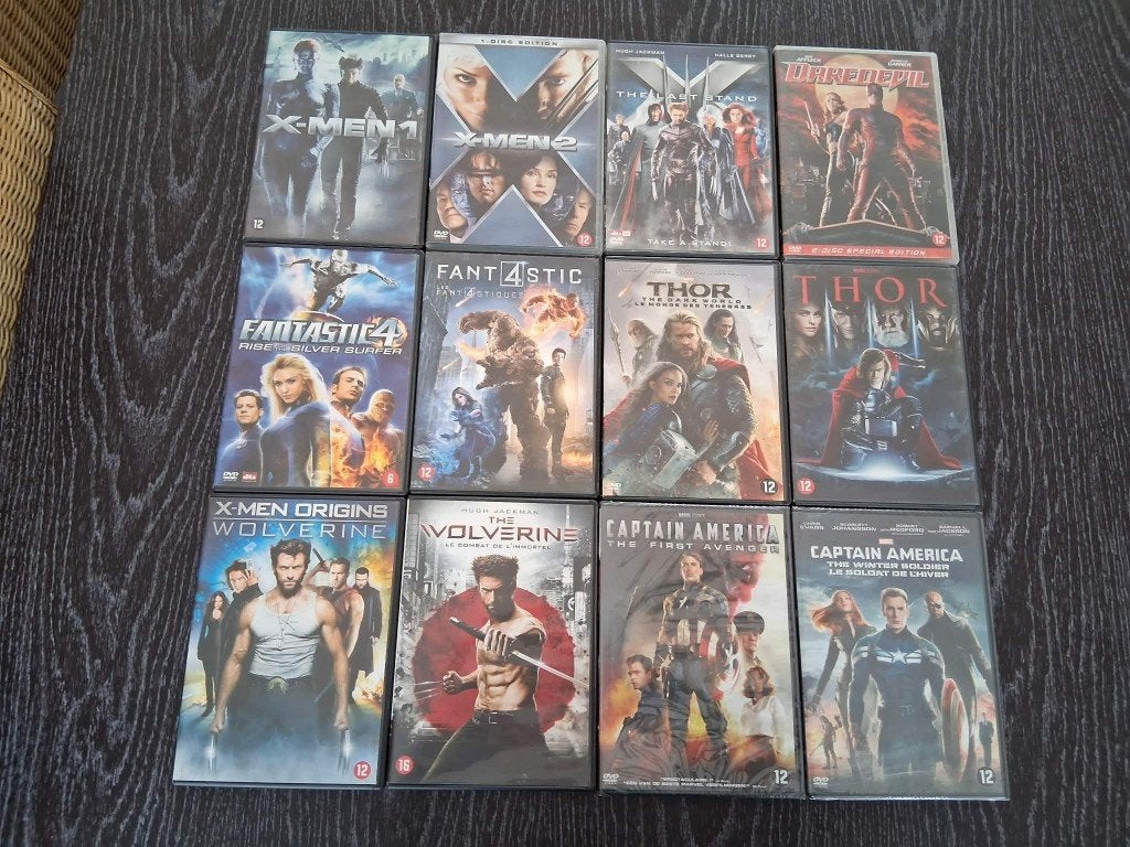 Marvel dvd's, CD & DVD, DVD | Science-Fiction & Fantasy, Enlèvement ou Envoi, Anglais, À partir de 12 ans, Néerlandais