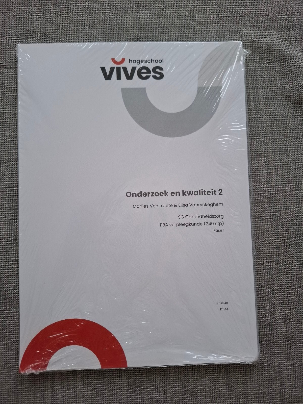 cursus vives verpleegkunde onderzoek en kwaliteit 2, Ophalen, Nieuw, Hogeschool