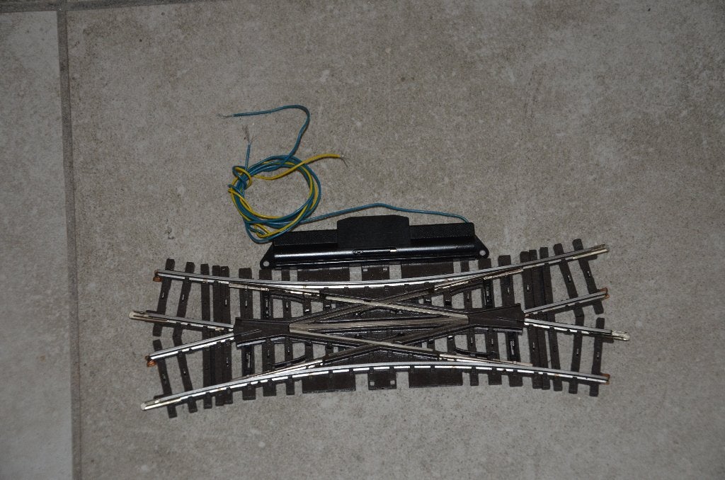 Marklin track K-2260 dubbele elektrische kruising, Ophalen of Verzenden, Gebruikt