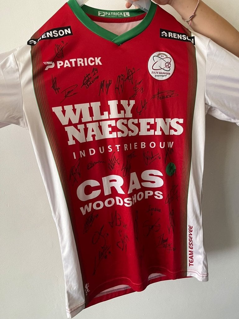 voetbaltenue zulte Waregem, Enlèvement, Football, Rouge, Taille 52/54 (L)
