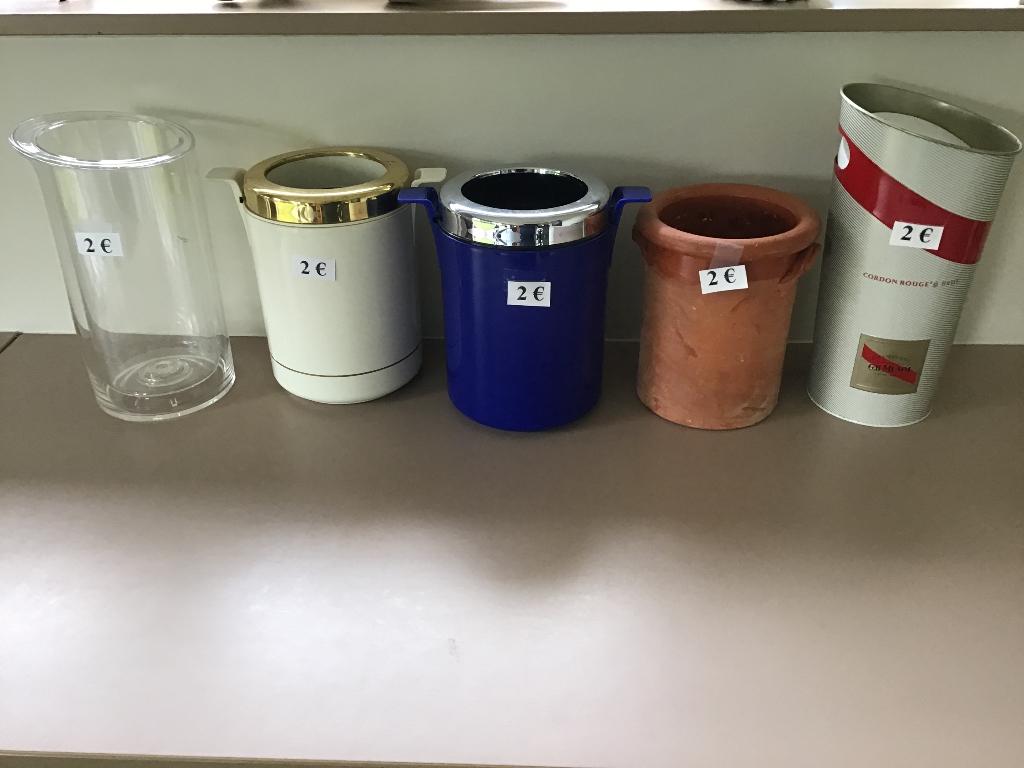 diverse wijnkoelers of champagne koelers, Huis en Inrichting, Ophalen of Verzenden, Zo goed als nieuw