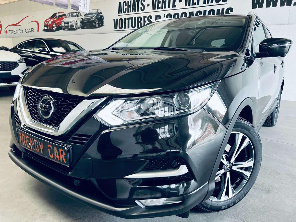 Nissan QASHQAI 1.3 DIG-T DCT EU6d NAVI+PANO+360+TVA+CARNET, Auto's, Stof, Gebruikt, 4 cilinders, 159 pk