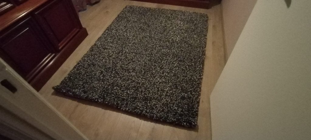 Tapis shaggy, Maison & Meubles, Ameublement | Tapis & Moquettes, 150 à 200 cm, Noir, Shaggy moderne, Comme neuf
