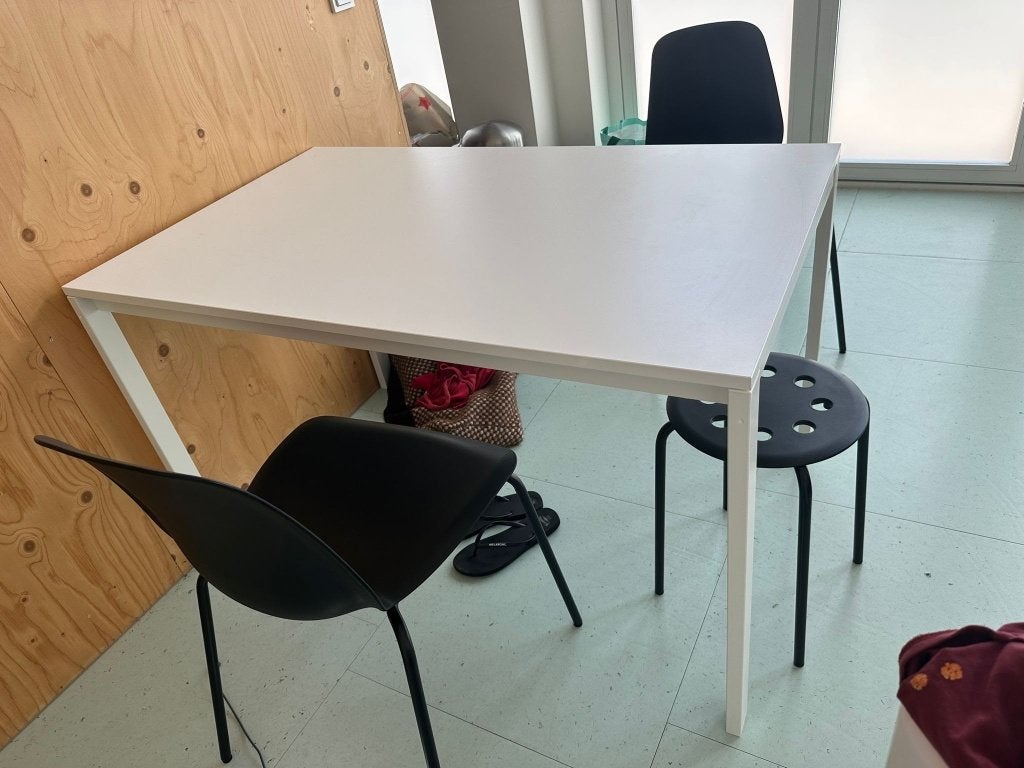 Table IKEA (LINNMON/LAGKAPTEN avec pieds ADILS), Maison & Meubles, Bureaux, Bureau d'ordinateur, Comme neuf, Enlèvement, IKEA