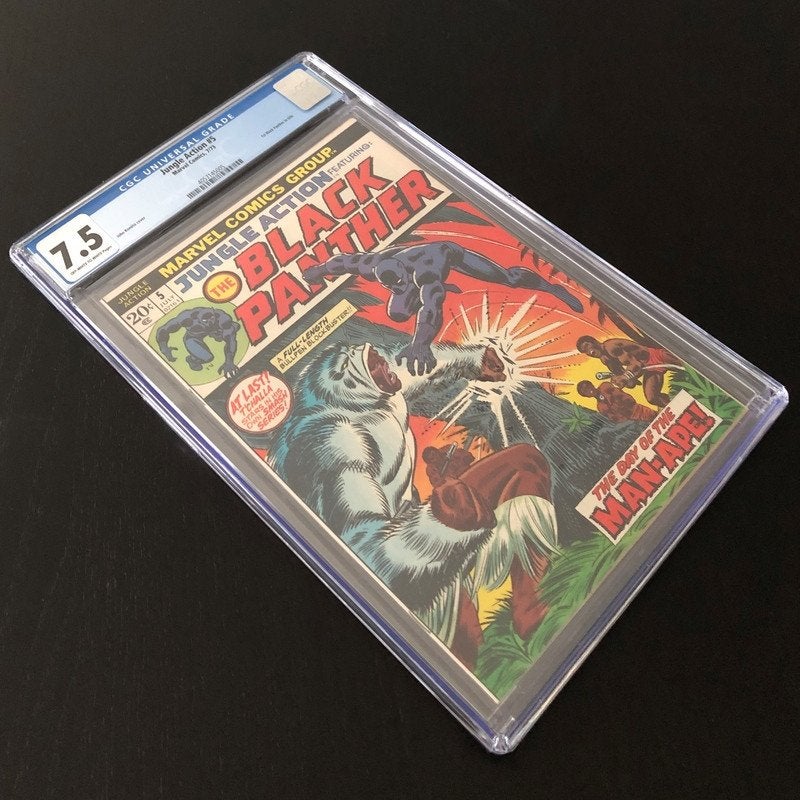 Jungle Action Vol.2 #5 CGC (1973) VF- (7.5), Boeken, Eén comic, Amerika, Marvel Comics, Verzenden