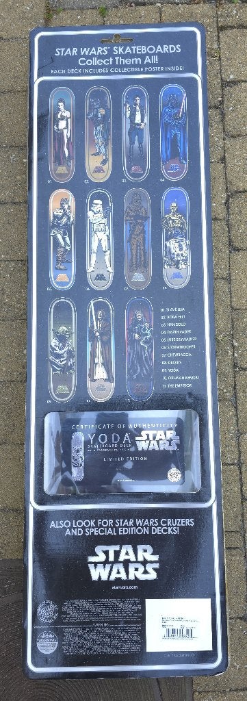 Santa Cruz x Star Wars Yoda Skateboard Deck,MINT IN SHRINK., Sport en Fitness, Skateboarden, Ophalen of Verzenden, Nieuw, Skateboard