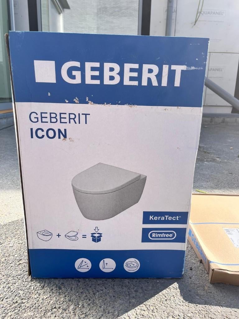 Hangtoilet NIEUW Gerberit iCon, Doe-het-zelf en Bouw, Ophalen, Nieuw, Toilet
