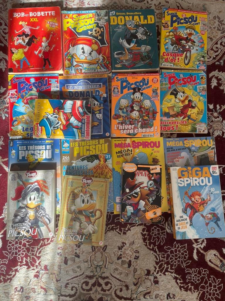 Bds picsou et spirou en vrac, Ophalen of Verzenden, Zo goed als nieuw