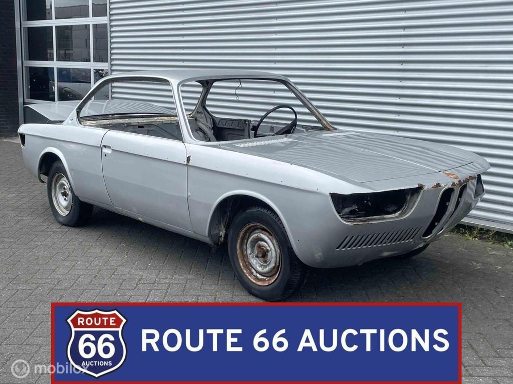 BMW 2000 CS | 1968 | Route 66 Auctions, Auto's, Zwart, Bedrijf, Handgeschakeld, Overige carrosserie