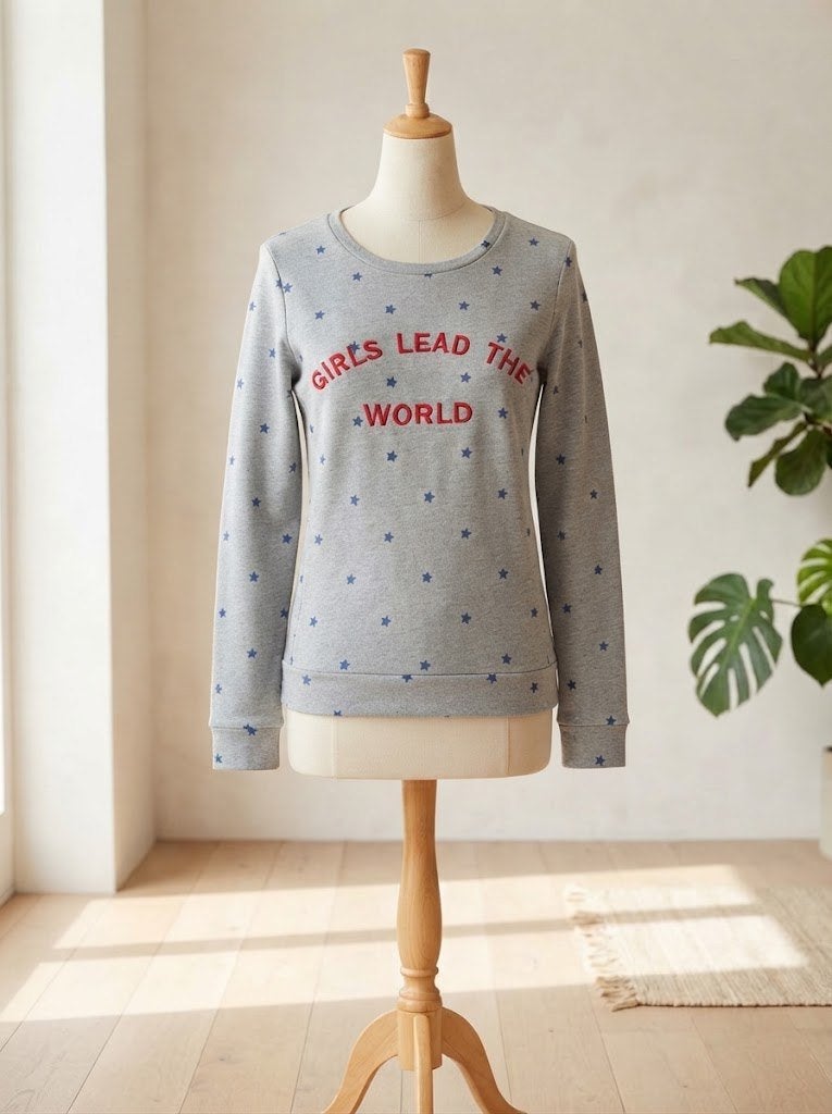 Grijze sweater Lola Liza maat XS, Kleding | Dames, Ophalen of Verzenden, Zo goed als nieuw, Maat 34 (XS) of kleiner, Blauw