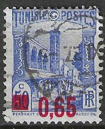 Tunisie 1934/1938 - Yvert 181 - Mosquée Halfaouine (ST), Envoi, Affranchi