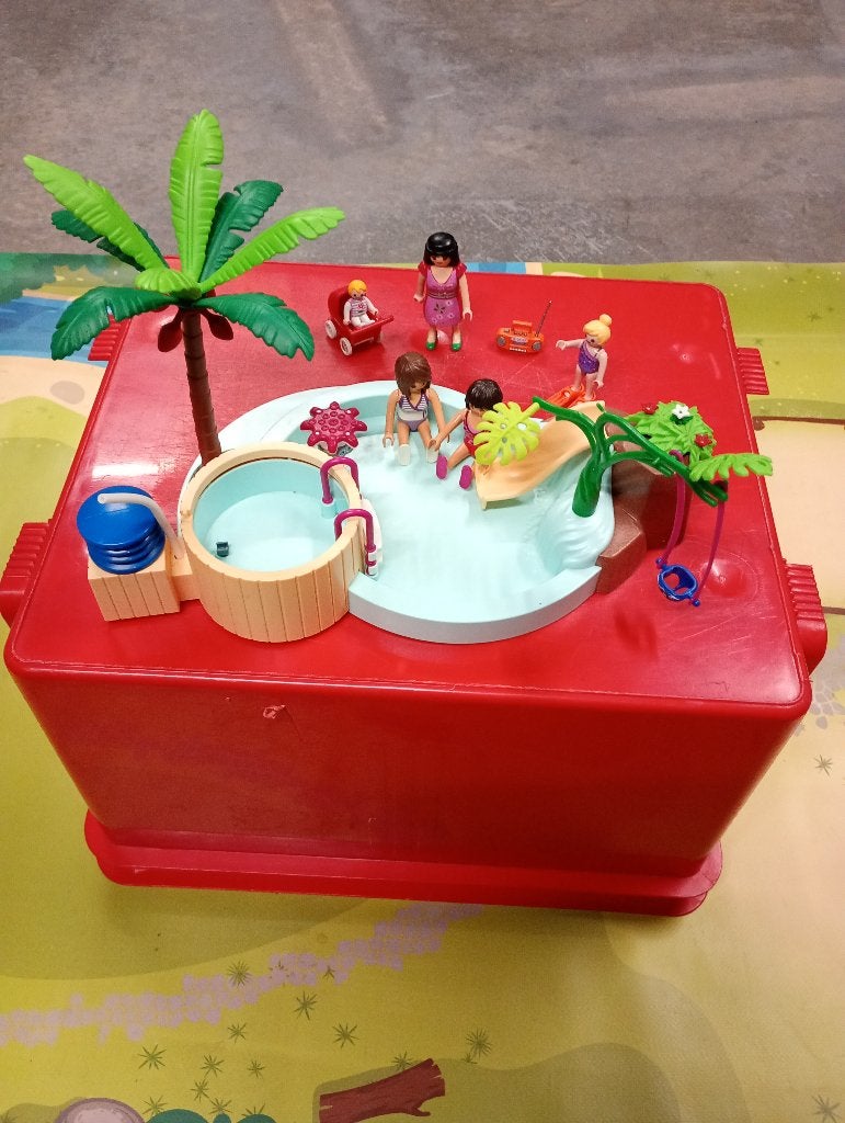 Playmobil    zwembad, Kinderen en Baby's, Speelgoed | Playmobil, Ophalen, Zo goed als nieuw
