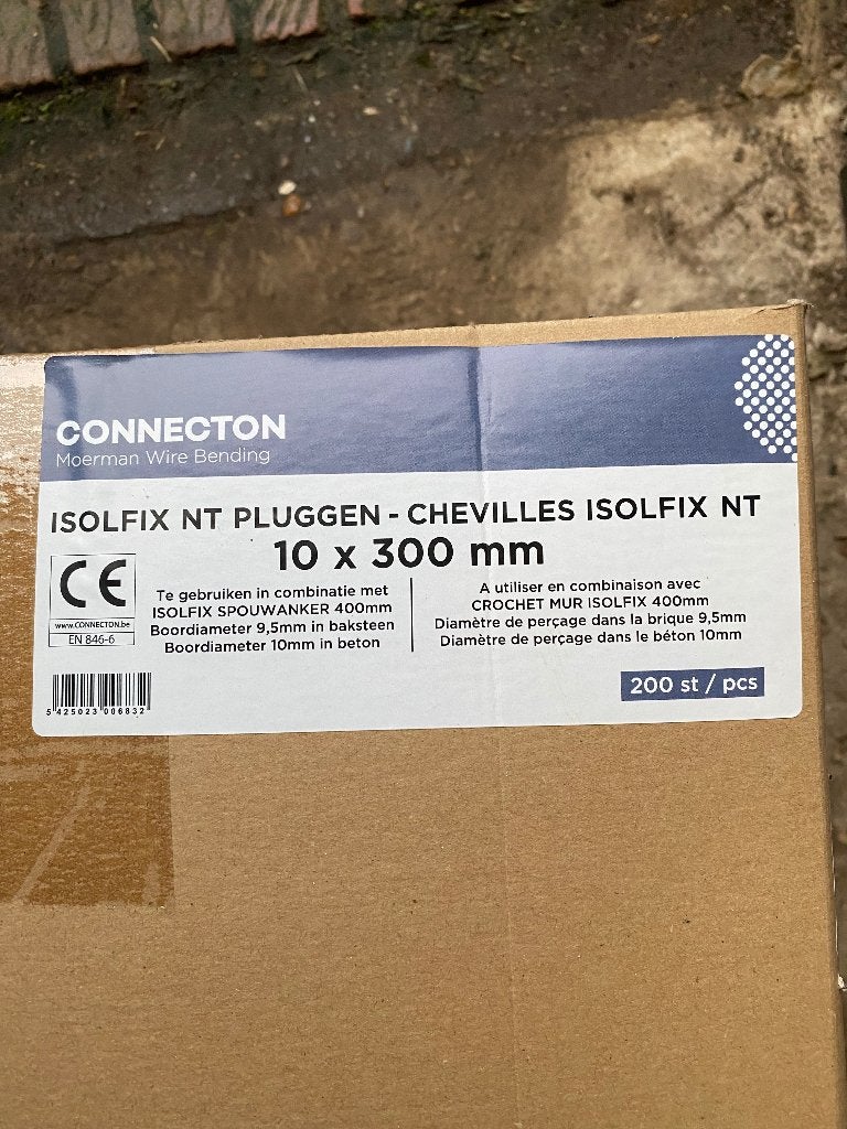 isolatiepluggen isofix NT, Bricolage & Construction, Isolation & Étanchéité, Neuf, Enlèvement, Autres matériaux, Isolation des murs