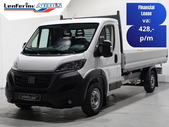 Fiat Ducato 2.2 MJet 140 pk L4 Pick Up / Open Laadbak Airco,, Auto's, Bestelwagens en Lichte vracht, Wit, Bedrijf, 265 g/km, Cruise Control