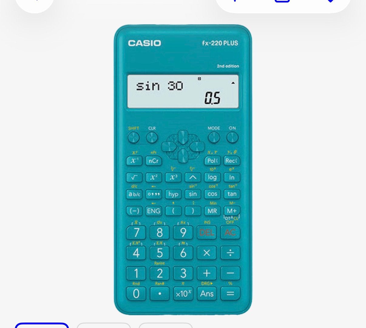 Ik zoek… een Casio fx-220 plus, Ophalen of Verzenden, Zo goed als nieuw