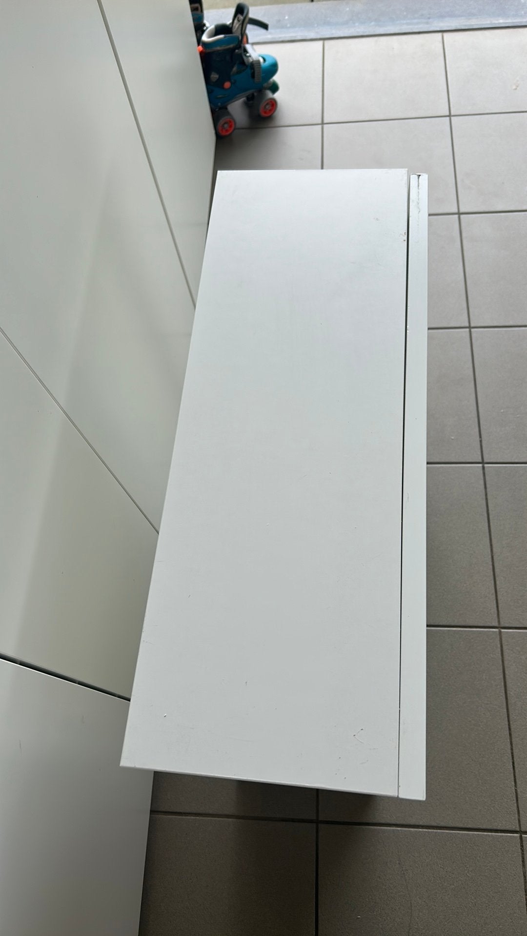 IKEA BESTÅ Vitrinekast / Wandkast wit met GLASSVIK, Ophalen, Gebruikt, Glas