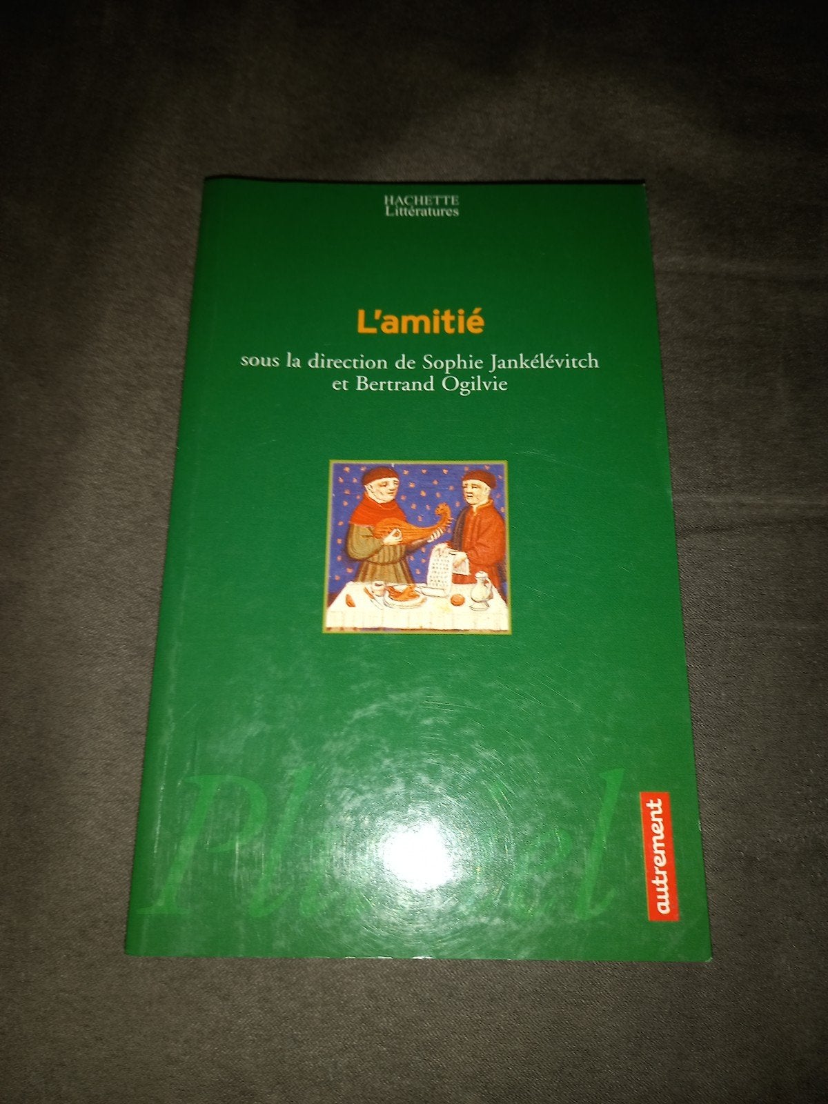livre l'amitié, Enlèvement ou Envoi