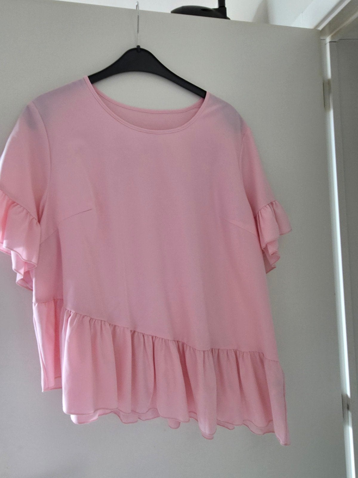 roze bloes met mouwen, Ophalen, Maat 46/48 (XL) of groter, Nieuw, Korte mouw
