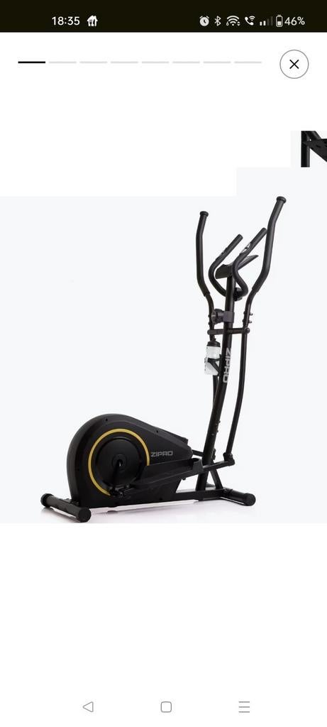 Vélo elliptique Zipro Burn Gold, Comme neuf, Enlèvement, Métal, Vélo elliptique