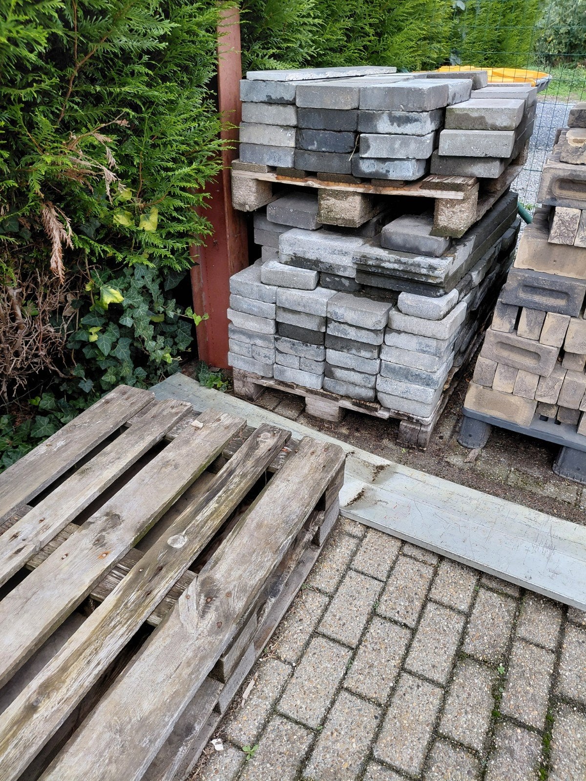 gratis 10 m2 klinkers, Ophalen