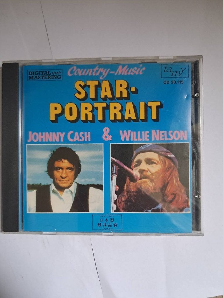 Star - Portrait Johnny Cash En Willie Nelson, CD & DVD, CD | Jazz & Blues, Enlèvement ou Envoi, Utilisé, Blues