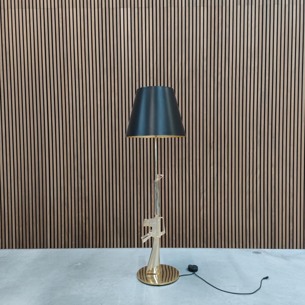 Flos Gun floorlamp 18k goud, Antiek en Kunst, Antiek | Verlichting, Ophalen of Verzenden