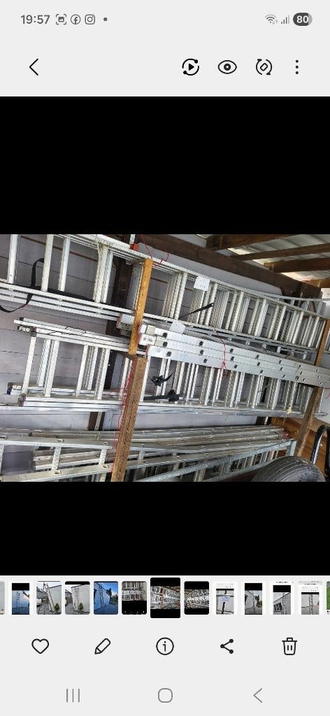 Verschillinde ladder, Auto-onderdelen, Ophalen