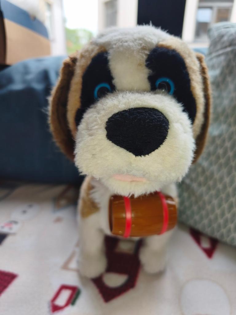 Chien en peluche interactif Saint-Bernard (à réparer/pour le, Enlèvement, Chien