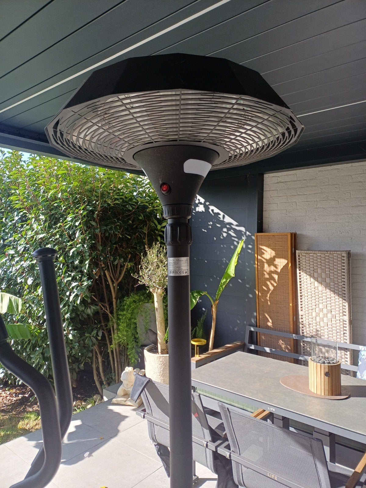 chauffage de terrasse électrique, Jardin & Terrasse, Enlèvement, Comme neuf