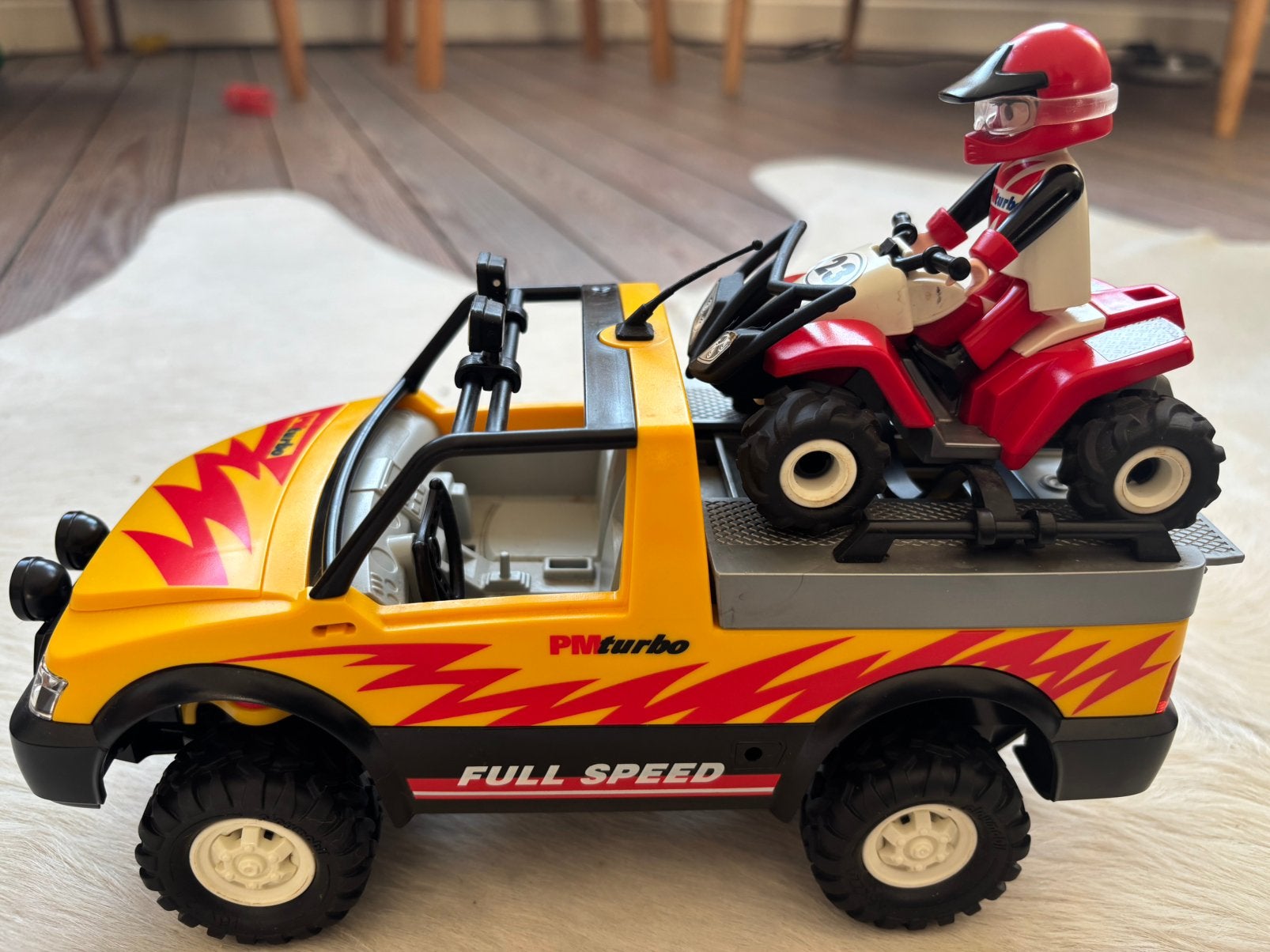 Playmobik 4228 compleet. Pick up met quad, Ophalen, Zo goed als nieuw, Complete set