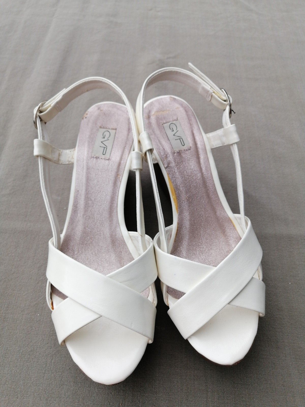 witte vintage schoenen., Kleding | Dames, Schoenen, Ophalen