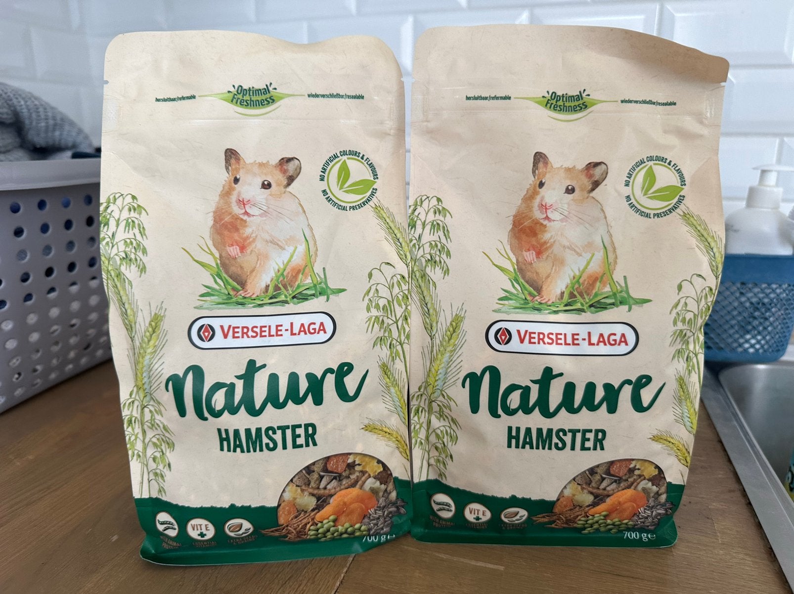 Versele-laga natuurontbijtgranen voor hamsters, Ophalen