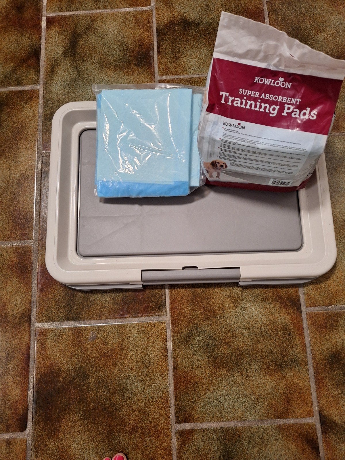 Kleine Puppytrainer 45x30cm + gratis pads - P.o.t.k., Enlèvement, Utilisé, Autres types