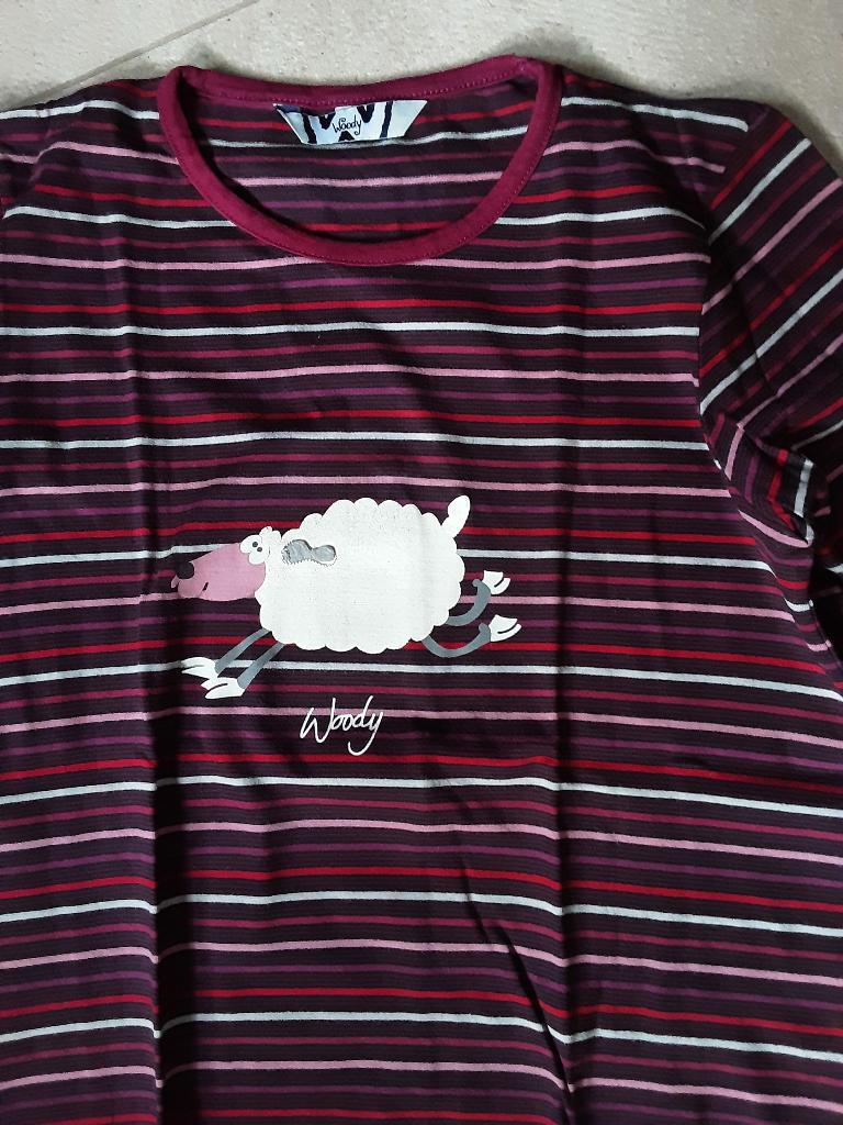Meisjespyama  12 jaar  WOODY, Kinderen en Baby's, Kinderkleding | Maat 152, Ophalen, Zo goed als nieuw, Meisje, Nacht- of Onderkleding