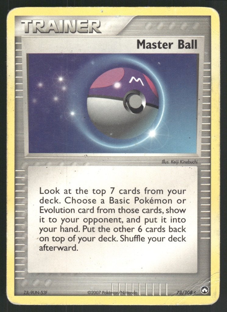 Master Ball 78/108 - Power Keepers (Good), Envoi, Utilisé