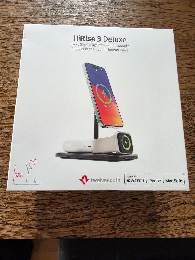 Twelve South HiRise 3 Deluxe, Enlèvement ou Envoi, Autres marques, Chargeur sans fil, Comme neuf