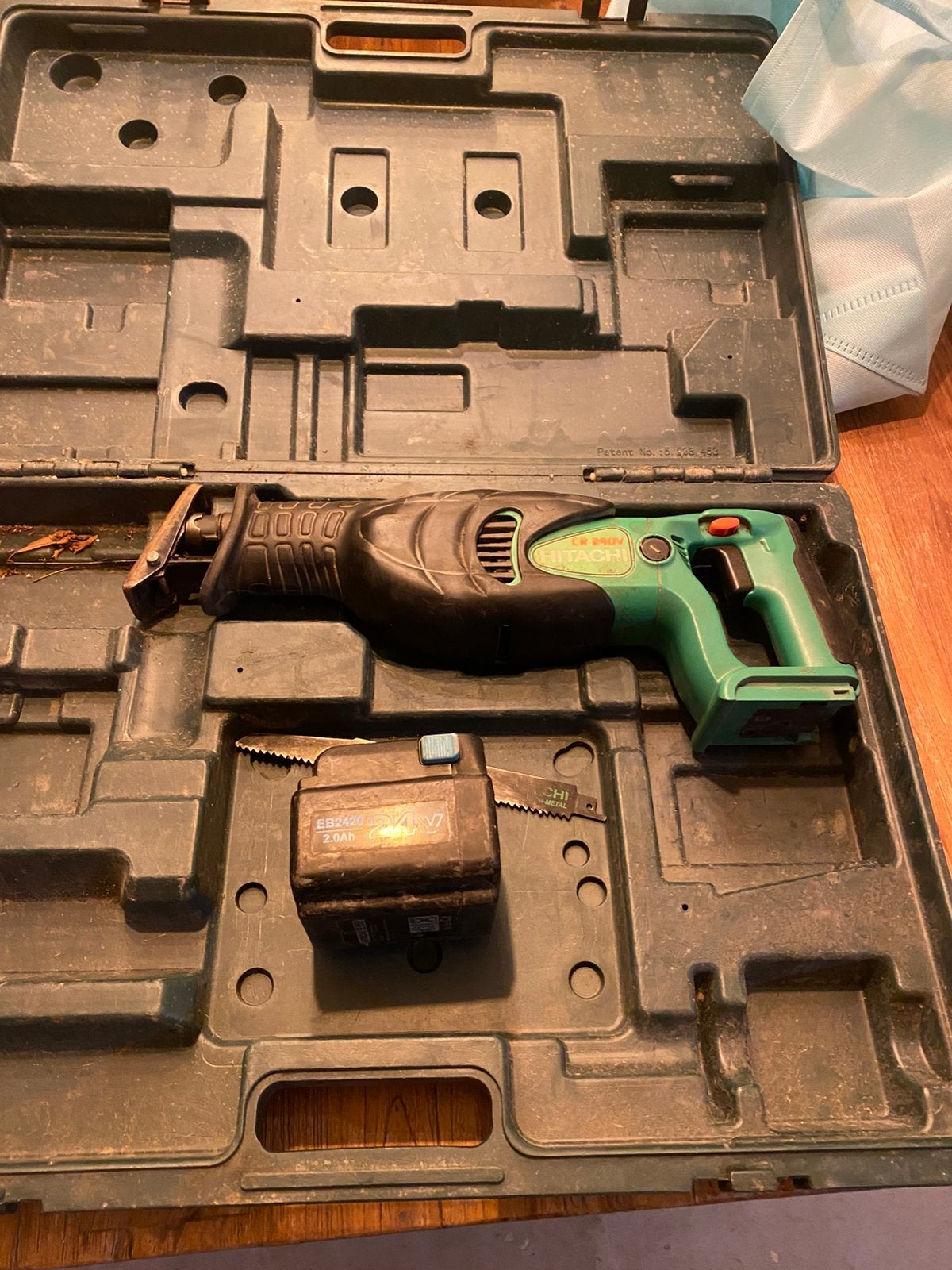 Hitachi reciprozaag, Doe-het-zelf en Bouw, Ophalen of Verzenden, Zo goed als nieuw