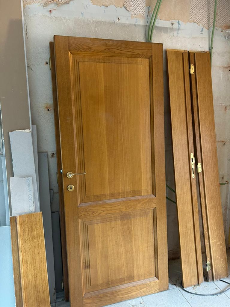 3 gratis binnendeuren hout, Doe-het-zelf en Bouw, Deuren en Vliegenramen, Ophalen, Gebruikt, Hout