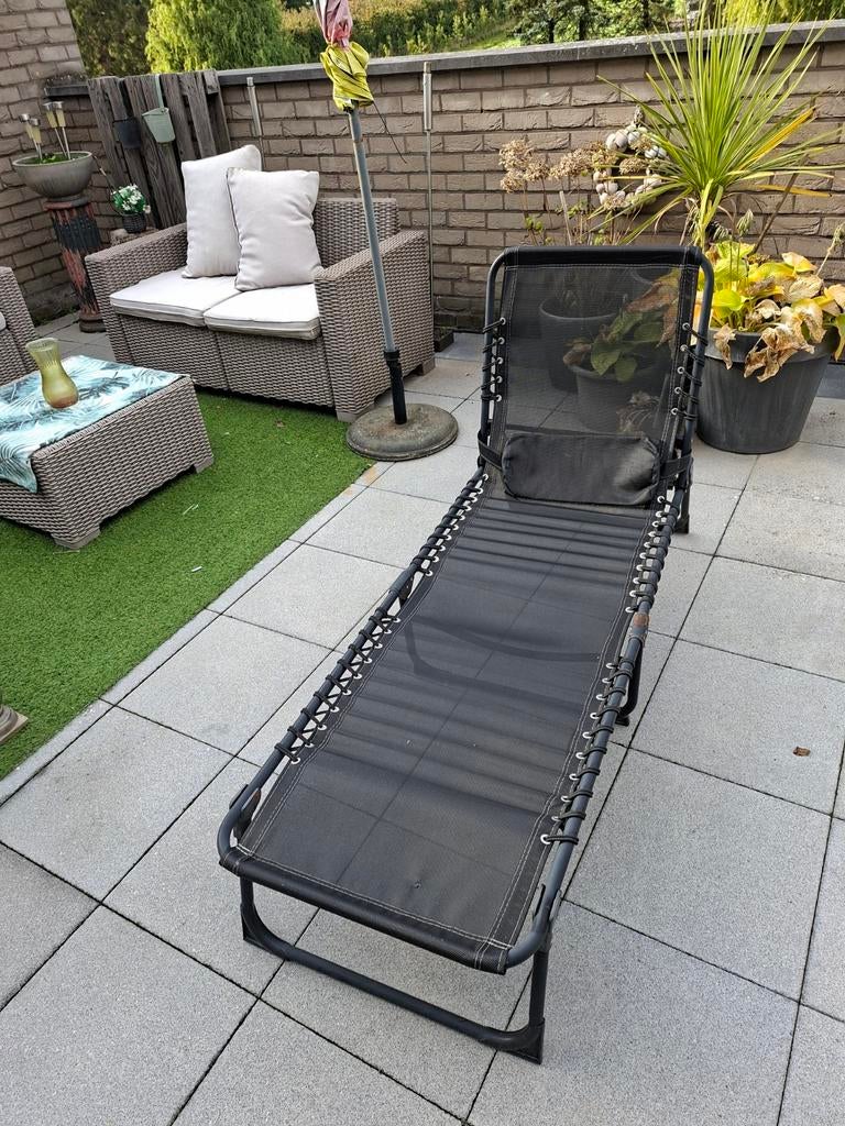 Ligstoel, Tuin en Terras, Ophalen, Zo goed als nieuw, Verstelbaar