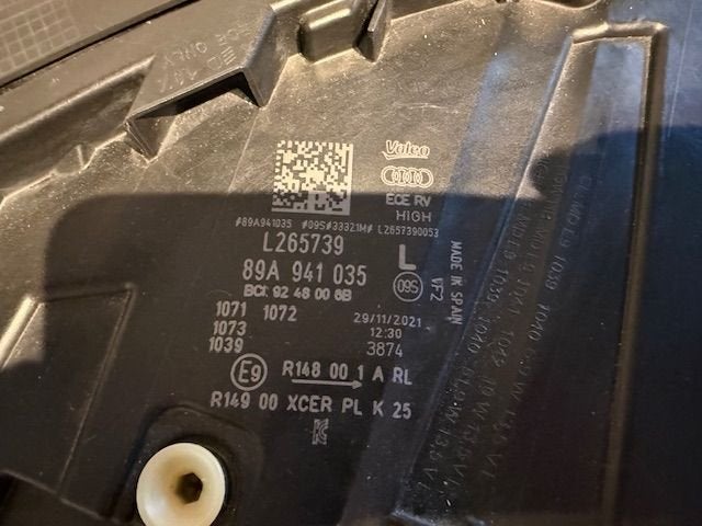 AUDI Q4 SPORTBACK E-TRON KOPLAMP LINKS L265739, Gebruikt, -, -, -