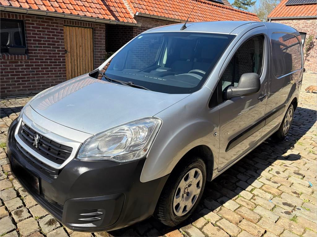 Peugeot Partner 1,6 - 90pk, Auto's, Euro 5, Stof, Zwart, Te koop