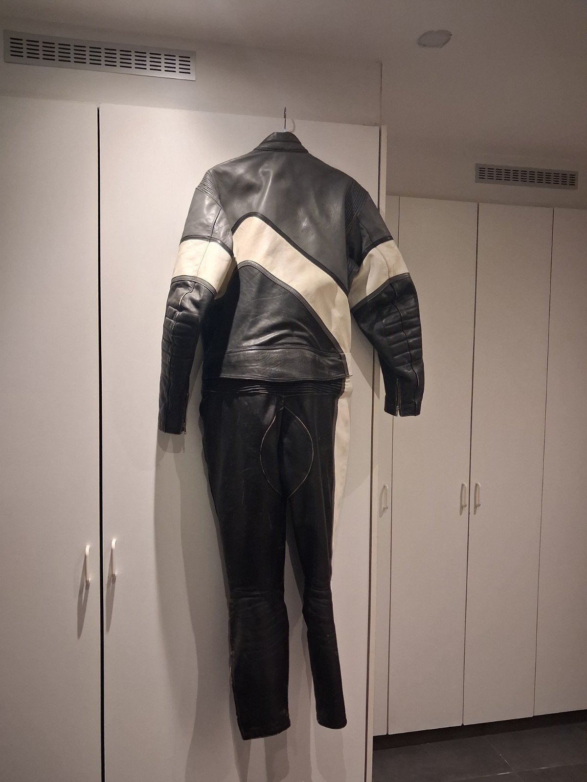 retro motorpak, Ophalen, Broek | leer