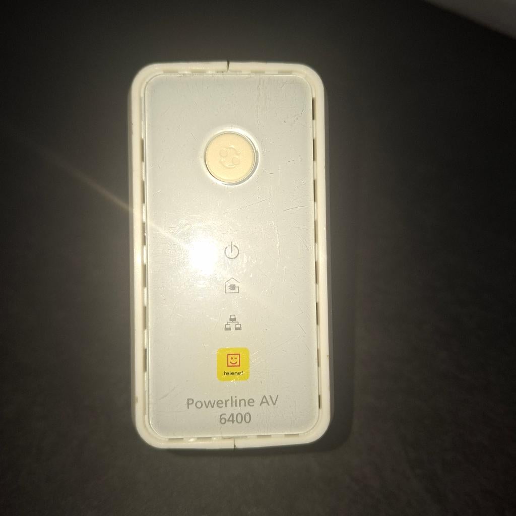 Powerline AV6400, Informatique & Logiciels, Adaptateurs powerline, Enlèvement, Comme neuf, Telenet