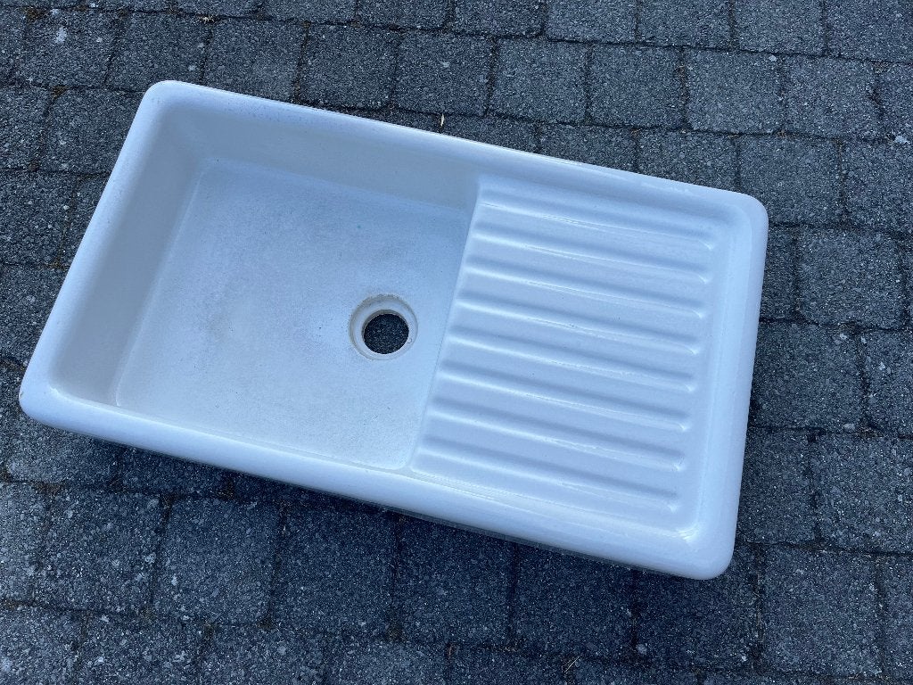 granieten spoelbak gootsteenbak uitstortbak, Maison & Meubles, Cuisine | Éléments de cuisine, Utilisé, Moins de 100 cm, Moins de 50 cm