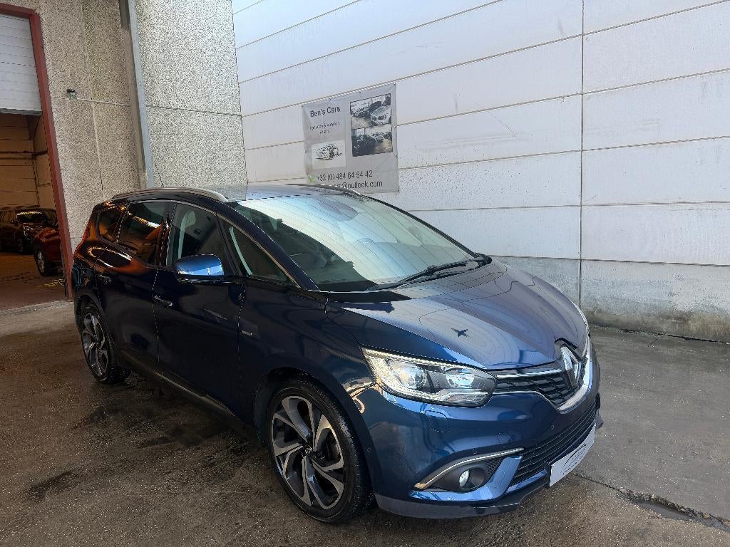 Renault Grand Scenic 1.3TCe Bose Edition Automaat 7 Plaatsen, Auto's, Automaat, Monovolume, 4 cilinders, Blauw