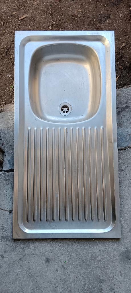 Bac Évier simple vasque, Enlèvement, Utilisé, 50 à 75 cm, 100 à 150 cm