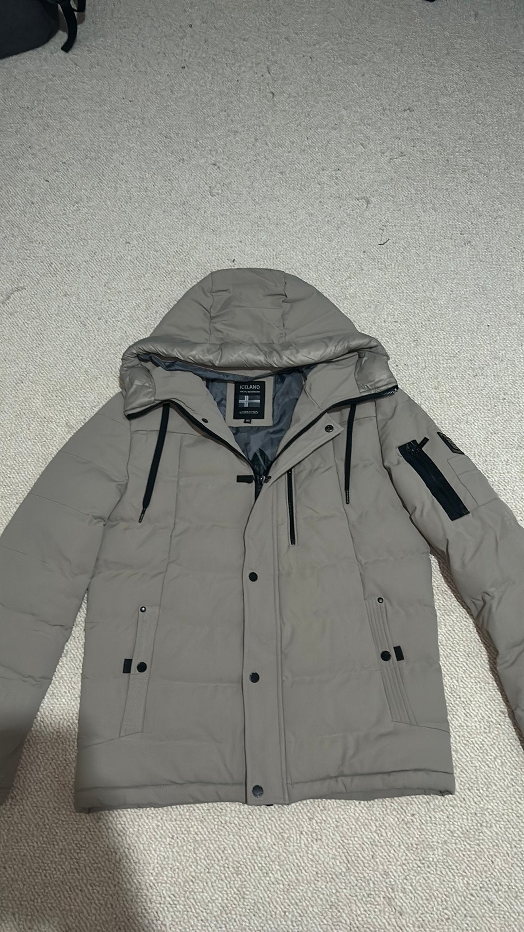Veste ICELAND, Enlèvement ou Envoi, Comme neuf, Taille 48/50 (M), Beige