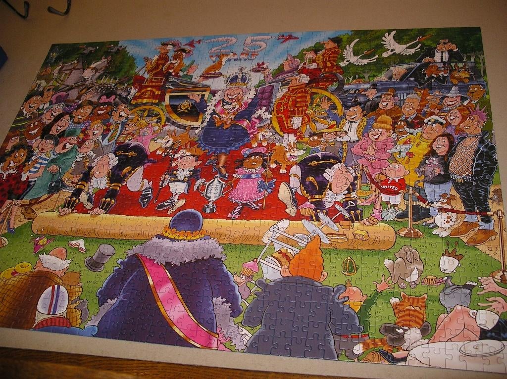 Wasgij puzzels, Ophalen